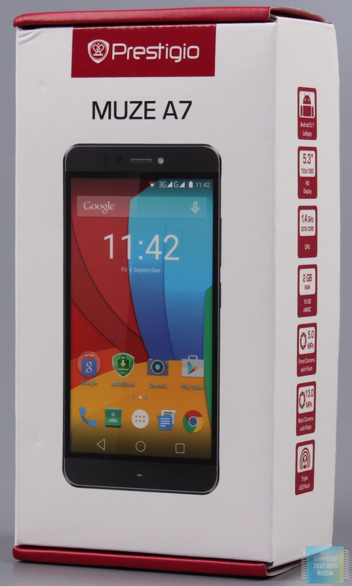 Обзор смартфона Prestigio Muze A7