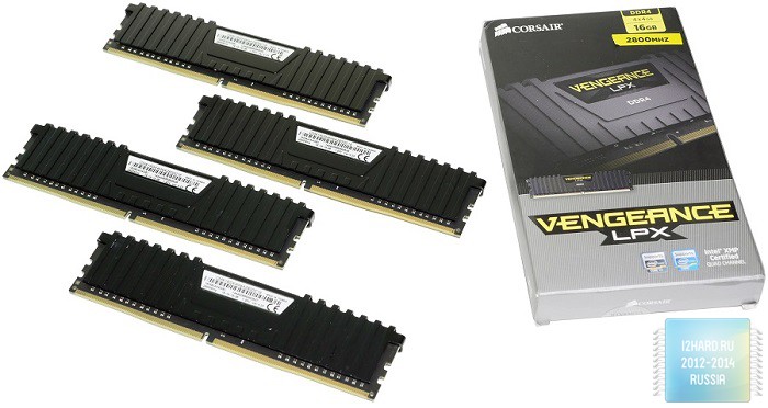 Обзор и тест комплекта оперативной памяти Corsair Vengeance LPX CMK16GX4M4A2800C16