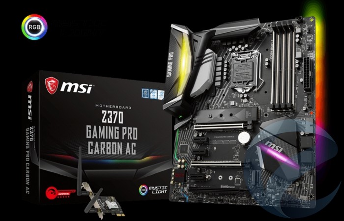Обзор и тест материнской платы MSI Z370 GAMING PRO CARBON AC