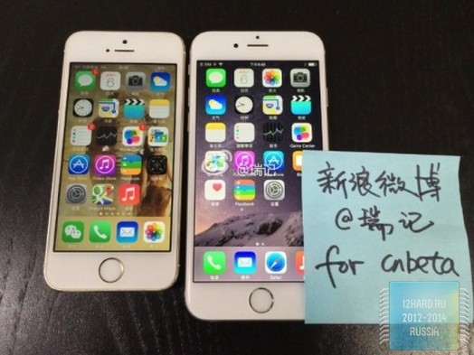 iPhone 6 показан на фотографиях