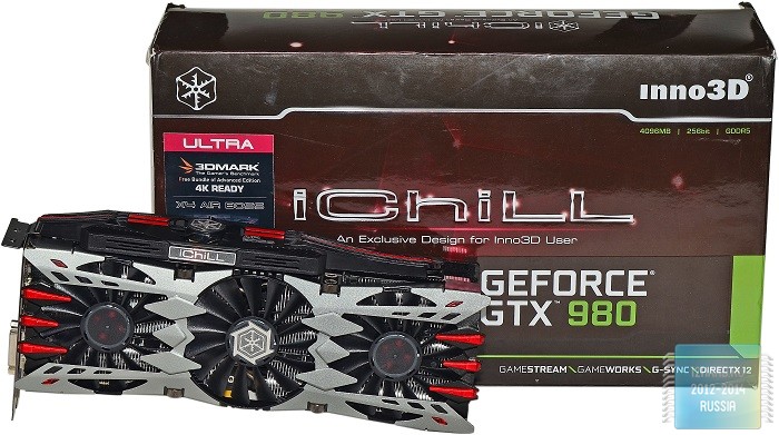 Обзор и тест видеокарты Inno3D GeForce GTX 980 (C98U-1SDN-M5DNX)