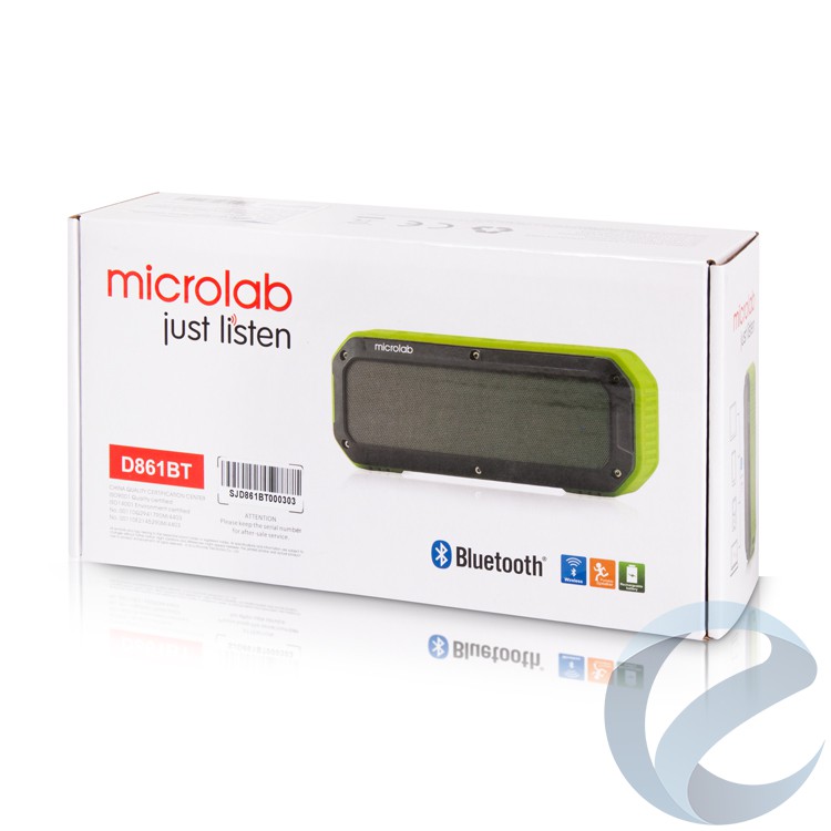 Обзор портативной акустической системы Microlab D861BT