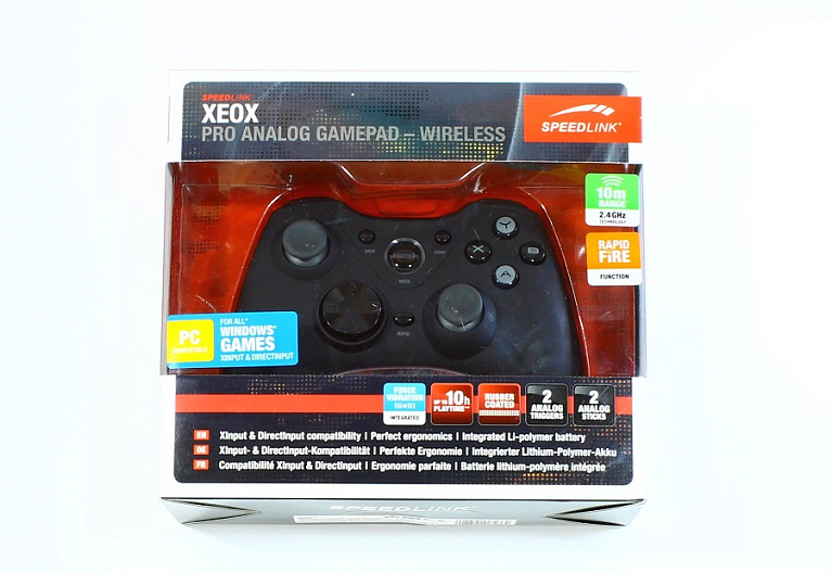 Ещё один игрок… Обзор беспроводного геймпада SPEEDLINK Xeox Pro Analog Wireless.