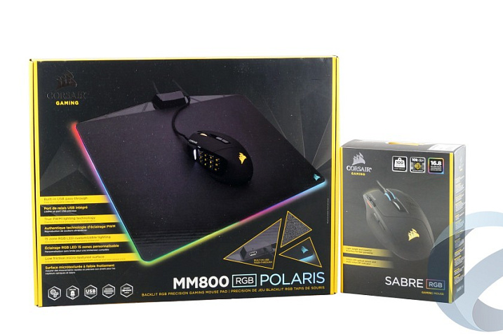 Обзор Corsair Sabre Optical RGB и Corsair MM800 RGB Polaris
