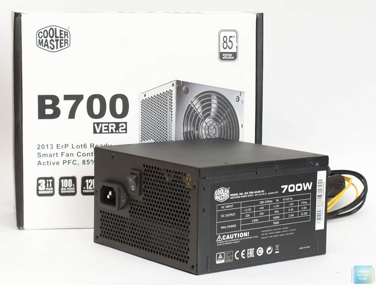 Обзор и тестирование блока питания Cooler Master B700 ver.2