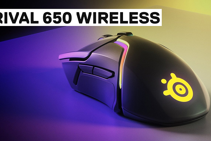 Обзор игровой мыши Rival 650 wireless от компании SteelSeries