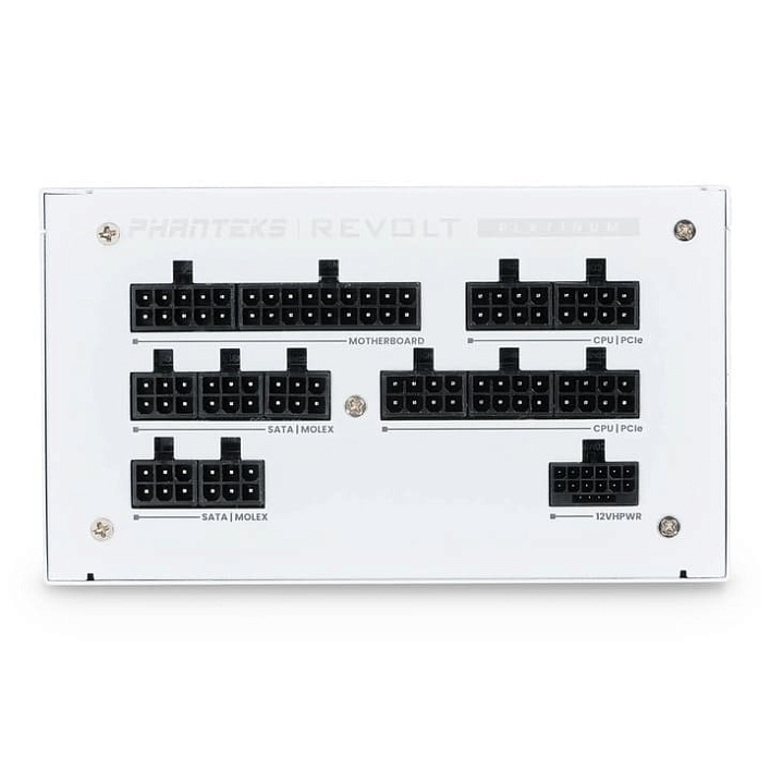 Блок питания Phanteks Revolt 1000W Platinum White Complete Set