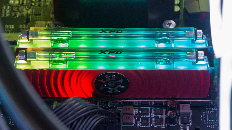 Обзор и тестирование оперативной памяти XPG Spectrix D80 DDR4 RGB Red Edition AX4U320038G16-DR80