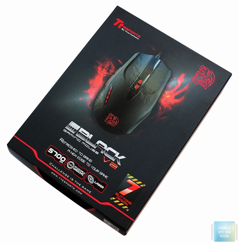 Обзор игровой мыши Tt eSPORTS Black v2