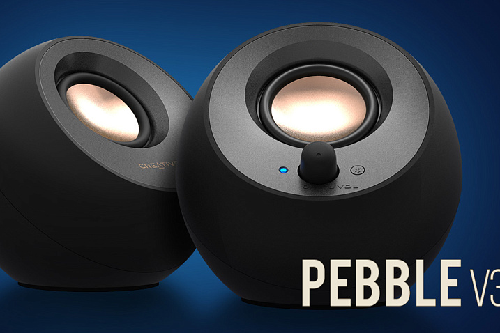 Обзор двухканальной акустической системы Creative Pebble V3