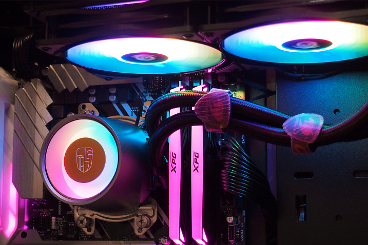 Обзор и тест Deepcool Castle 240 RGB