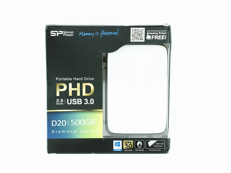 Обзор и тест Silicon Power Diamond D20 500Gb