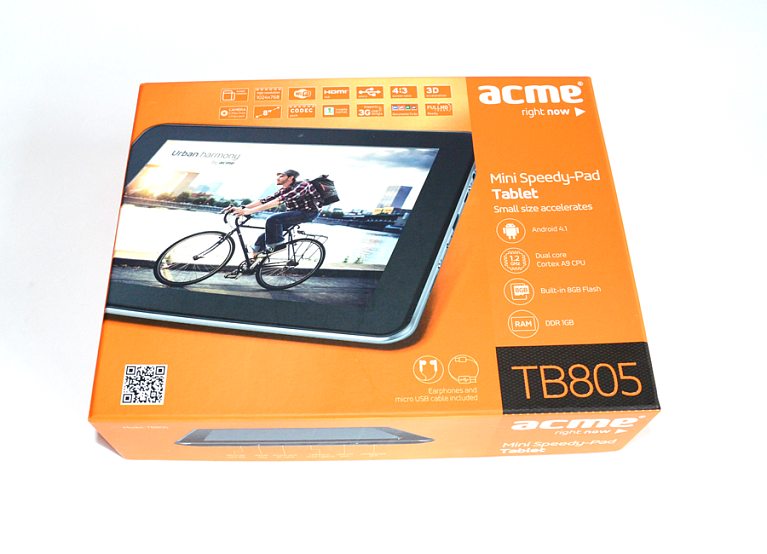 Обзор и тест маленькой интернет-таблетки ACME TB805 Mini Speedy-Pad Tablet