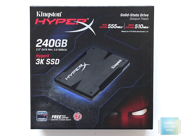Обзор и тест Kingston HyperX 3K 240 Гб (SH103S3/240G)