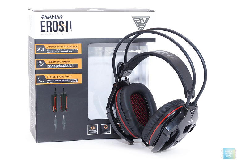 Обзор и тестирование игровой гарнитуры GAMDIAS EROS V2