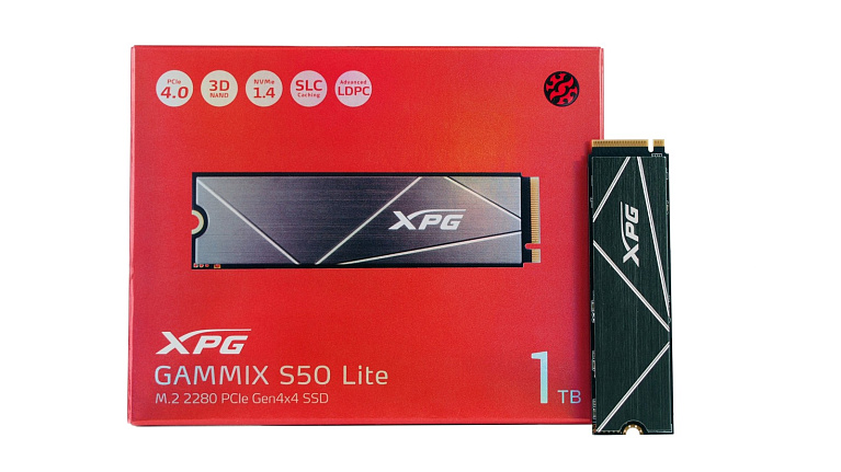 Обзор и тест накопителя ADATA XPG GAMMIX S50 Lite 1Тб (AGAMMIXS50L-1T-C)