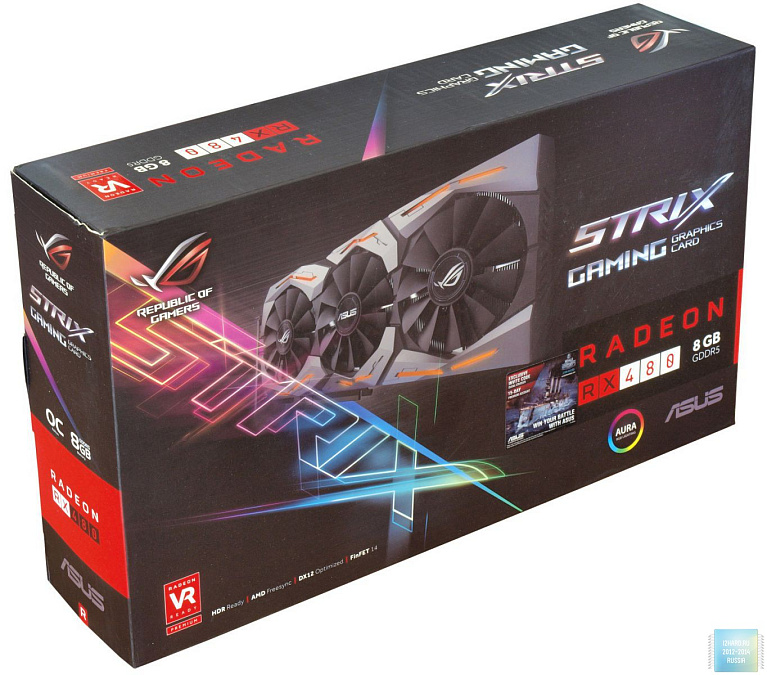Обзор и тест видеокарты ASUS Radeon RX 480 STRIX (ROG STRIX-RX480-O8G-GAMING)