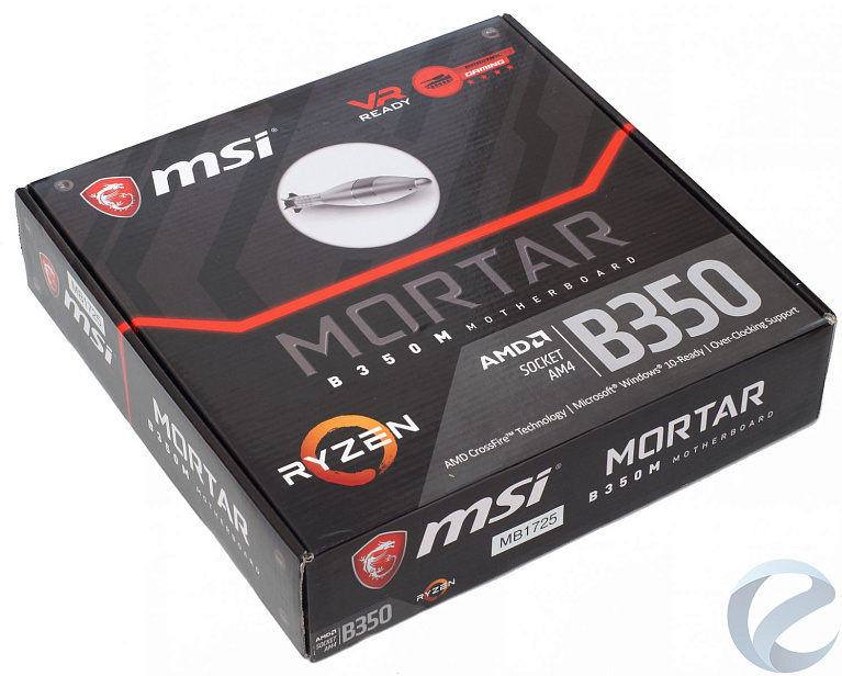 Обзор и тест материнской платы MSI B350M MORTAR