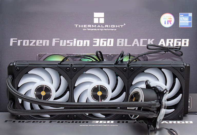 Обзор и тестирование системы жидкостного охлаждения Thermalright Frozen Fusion 360 Black ARGB