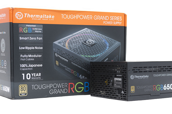 Обзор и тестирование блока питания Thermaltake Toughpower Grand RGB 650W Gold Fully Modular