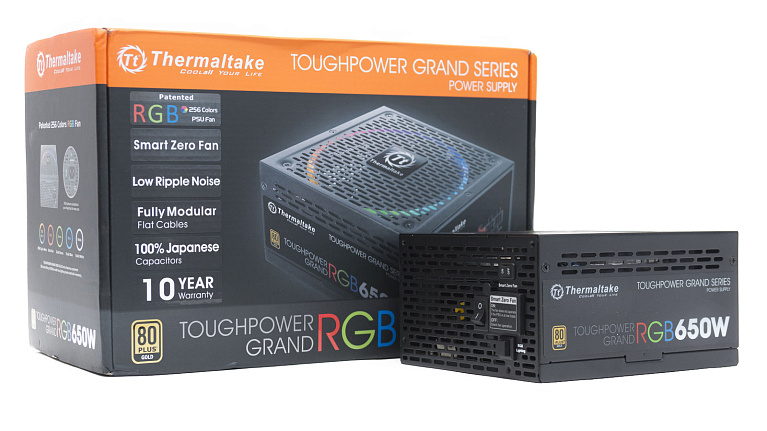 Обзор и тестирование блока питания Thermaltake Toughpower Grand RGB 650W Gold Fully Modular