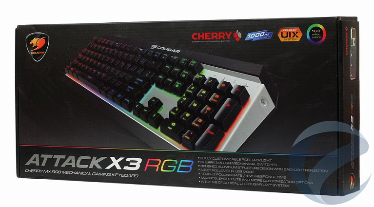 Обзор клавиатуры Cougar Attack X3 RGB
