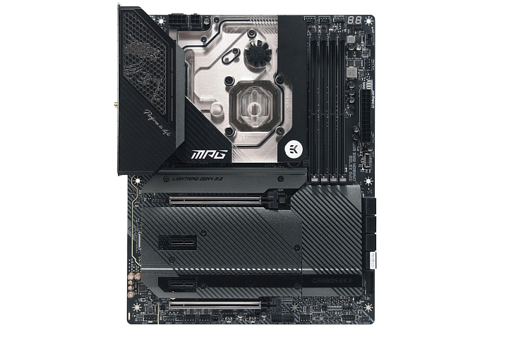 Обзор и тест материнской платы MSI MPG X570s Carbon EK X