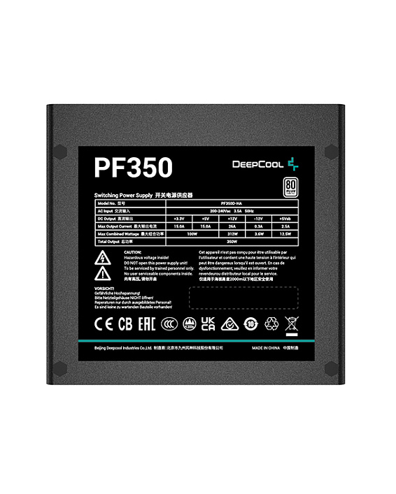 Блок питания Deepcool PF350 Black