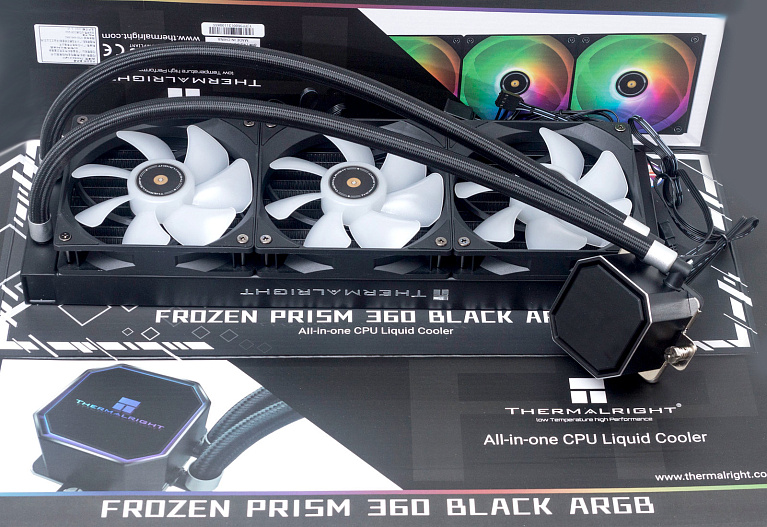 Обзор и тестирование системы жидкостного охлаждения Thermalright Frozen Prism 360 Black ARGB