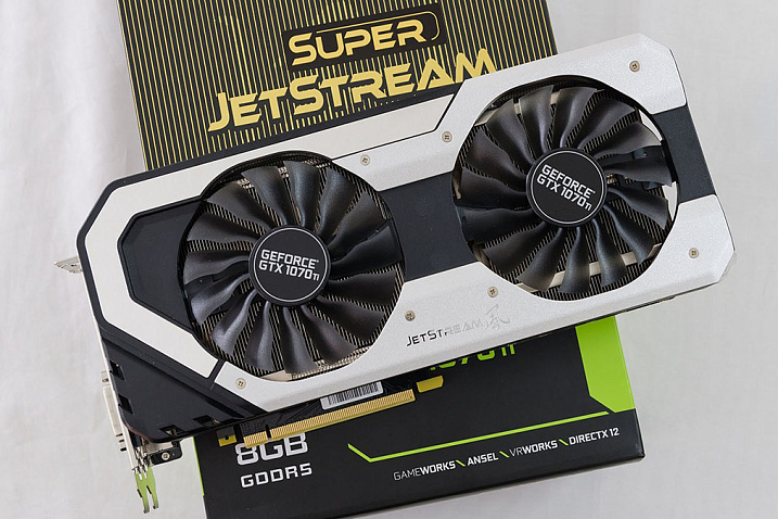 Обзор и тестирование видеокарты Palit GeForce GTX 1070 Ti JetStream [NE5107T015P2-1041J]