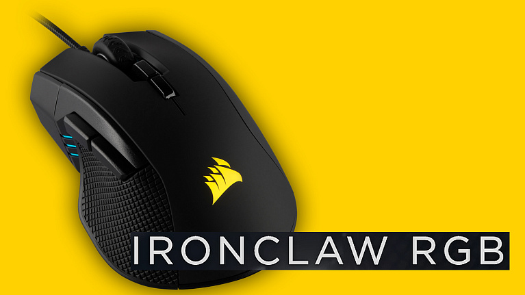Обзор и тест игровой мыши Corsair Ironclaw RGB Wireless