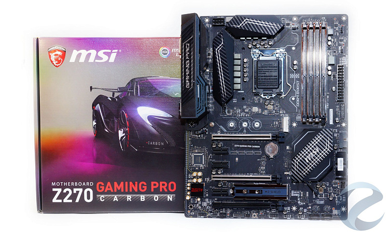 Обзор и тестирование материнской платы MSI Z270 GAMING PRO CARBON
