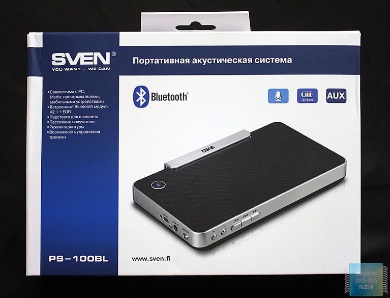 Обзор беспроводной акустической системы SVEN PS-100BL