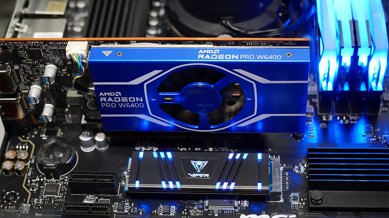Обзор и тест видеокарты AMD Radeon Pro W6400