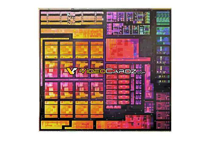 Смотрим на рендер кристалла мобильных процессоров AMD Ryzen 5000