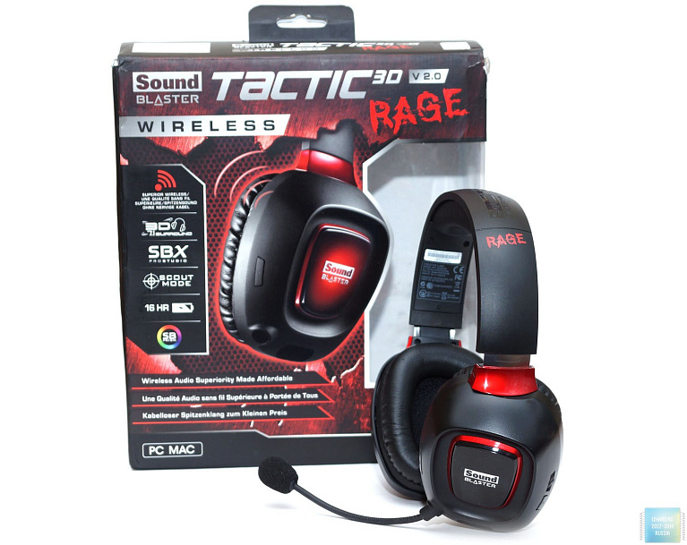 Обзор игровой гарнитуры Creative Sound Blaster Tactic3D Rage Wireless V2.0