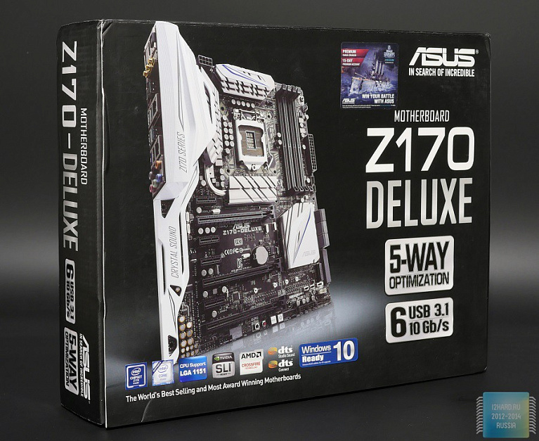 Обзор и тест материнской платы ASUS Z170-DELUXE