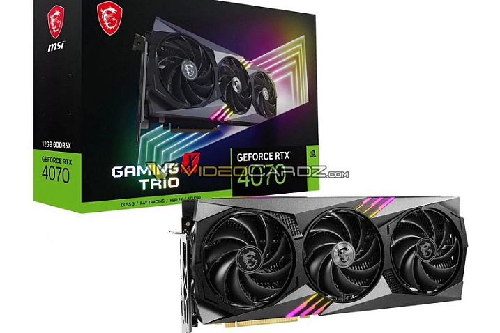 MSI готова выпустить GeForce RTX 4070 с разными разъемами питания