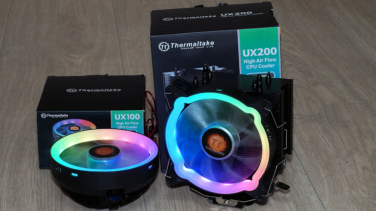 Обзор кулеров Thermaltake UX100 ARGB Lighting и Thermaltake UX200 ARGB Lighting