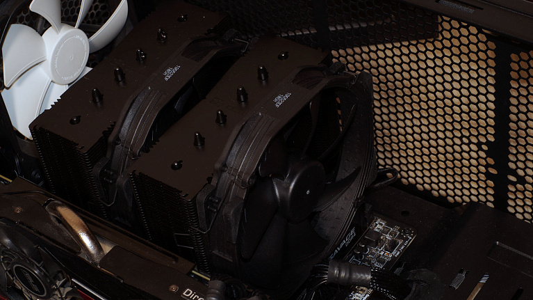 Обзор и тест суперкулера Noctua NH-D15 chromax.black
