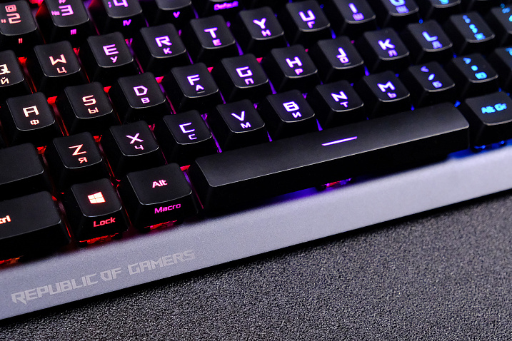 Обзор игровой клавиатуры ASUS ROG Strix Scope RX