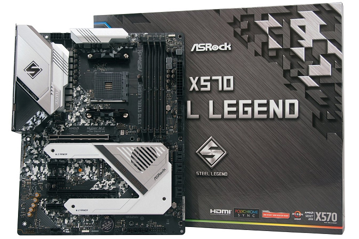 Обзор и тест материнской платы ASRock X570 Steel Legend