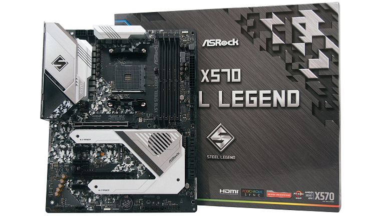 Обзор и тест материнской платы ASRock X570 Steel Legend