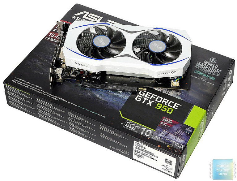 Обзор и тест видеокарты ASUS GeForce GTX 950 (GTX950-2G)