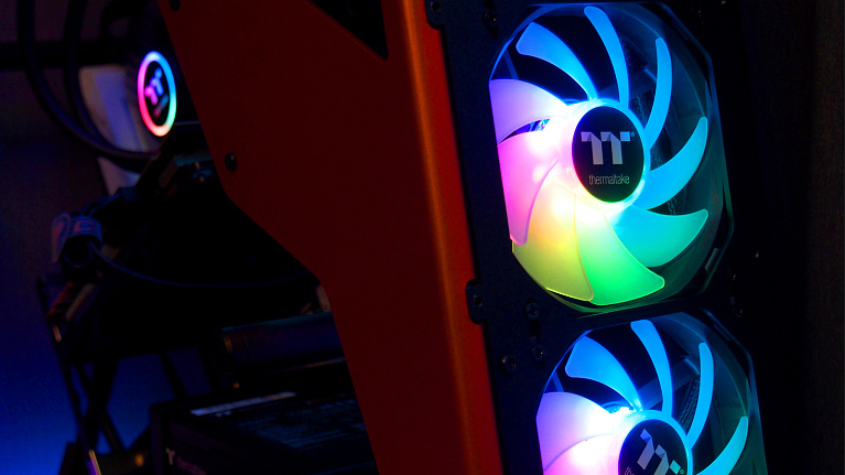 Обзор и тест Thermaltake Pure 12 ARGB Sync Radiator Fan TT Premium Edition