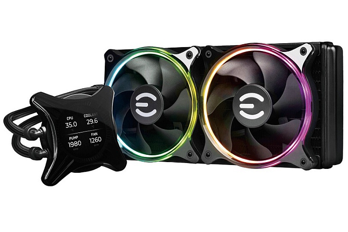 EVGA представила готовые СЖО CLX240, CLX280 и CXL360