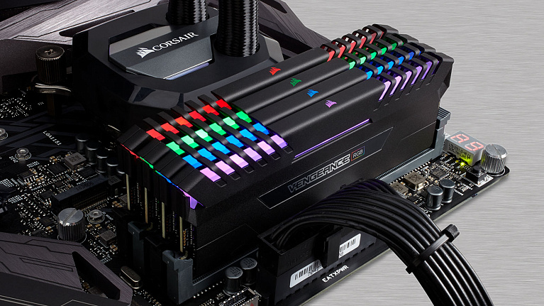 Обзор и тестирование оперативной памяти Corsair Vengeance RGB DDR4-3000 4x8 Гб (CMR32GX4M4C3000C15)