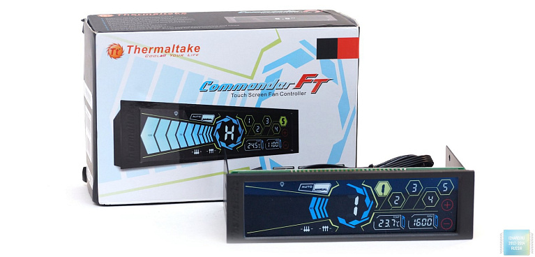 Обзор и тестирование контроллера Thermaltake Commander FT Touchscreen Fan Controller