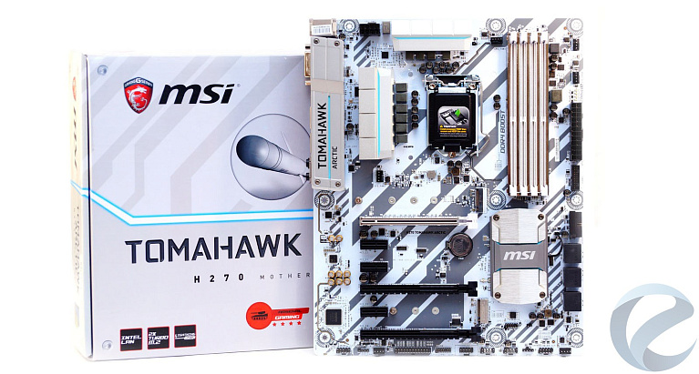 Обзор и тестирование материнской платы MSI H270 TOMAHAWK ARCTIC