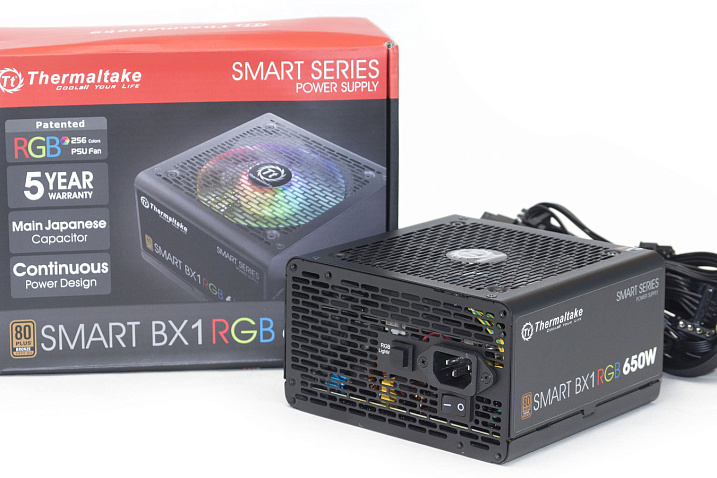 Обзор и тестирование блока питания Thermaltake Smart BX1 RGB 650W